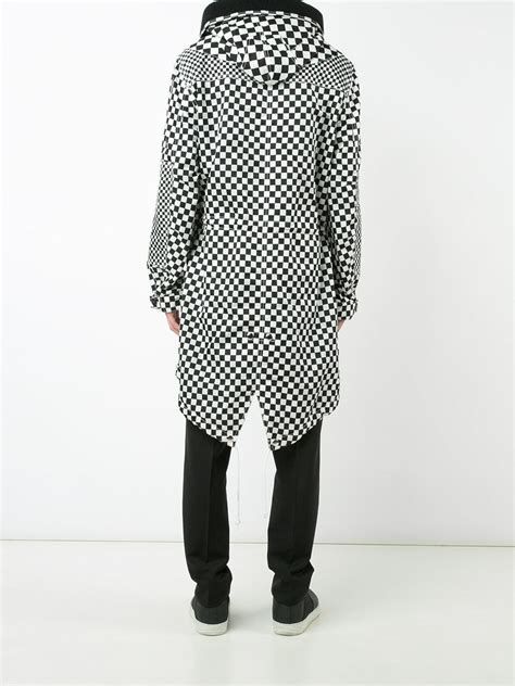 givenchy checkered parka|givenchy coats for women.